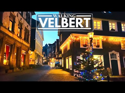 Deutschland 4K Wanderung - Velbert Langenberg Altstadt im Winter