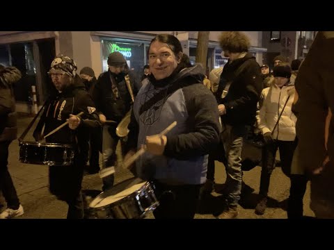 Spaziergang/Demonstration Ulm, Germany - 4.2.2022 With Interviews