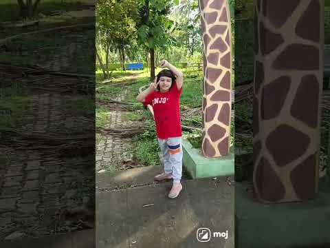 Kavisha in giraffe park