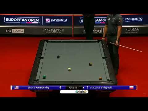 Mateusz Sniegocki Monster Fluke | European Open Pool Championship