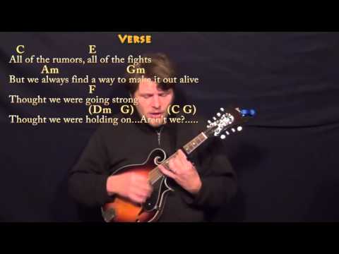 History (One Direction) Mandolin Cover Lesson with Chords/Lyrics - Capo 6th
