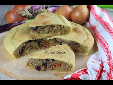 Calzone di cipolle - la ricetta pugliese spiegata passo passo