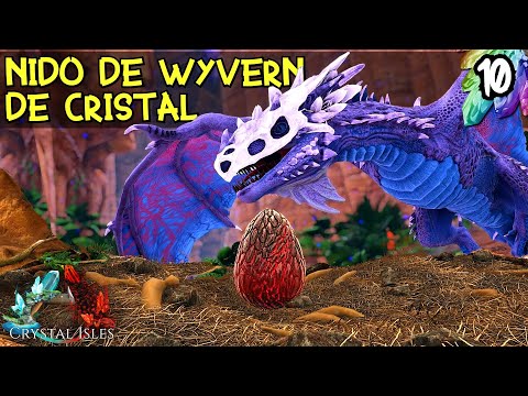 Nido de Wyvern de Cristal | Camino al Crystal Wyvern[#10] | ARK CRYSTAL ISLES | Servidor Oficial PVE
