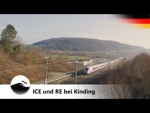 ICE und RE auf der SFS Ingolstadt-Nürnberg