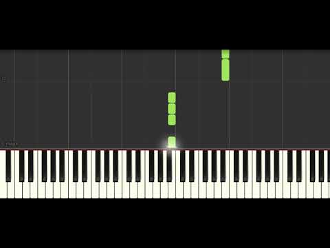 Parade Of The Wooden Soldiers Leon Jessel [Easy Piano Tutorial] (Synthesia) Right Hand Only