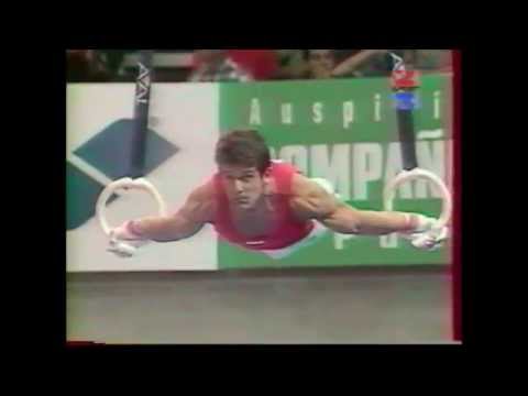 Jordan JOVTCHEV (BUL) rings - 1996 Puerto Rico worlds EF