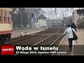 Wideo: Woda w tunelu na dworcu w Lesznie