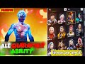A To Z All Characters Ability 2025 Free Fire All Characters Ability All Passive Character Ff