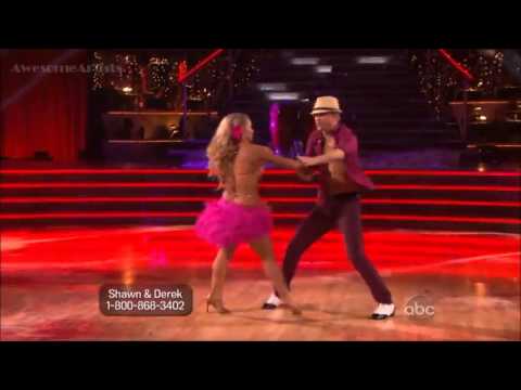 Shawn Johnson and Derek - Mambo - (DWTS Allstars Week 4)