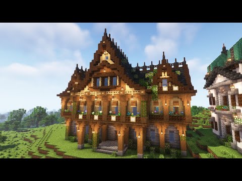 Minecraft | How to build a Medieval Library | Tutorial