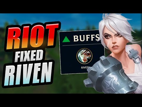 RIOT IS FIXING RIVEN