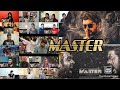 MASTER- Official teaser reaction mashup | Thalapathy Vijay | Vijay Sethupathi | Anirudh Ravichander