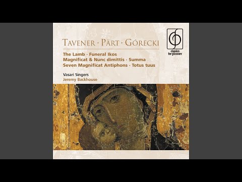 Two Hymns to the Mother of God (1985) : A Hymn to the Mother of God