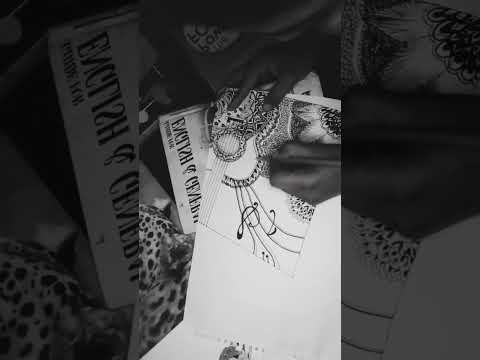 guitar drawing Part-4 #shorts #vidal #mandala #drawing #satisfying