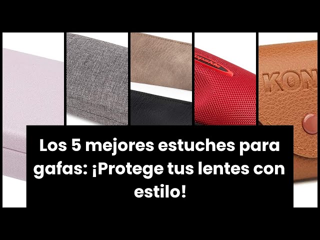 Vídeo relacionado con Muorruo 2er-Pack Funda para gafas con clip, funda de cuero negro suave con bolsillo de inserción de plástico flexible y clip para cinturón para gafas y gafas de sol, fundas de protección ocular para