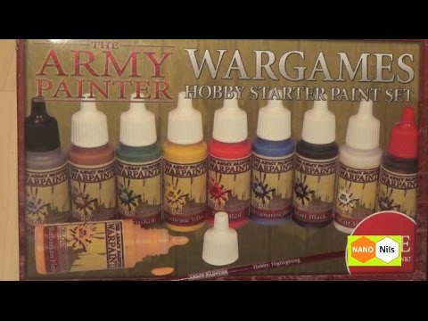 THE ARMY PAINTER - Wargames Hobby starter set with 10 colours