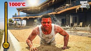 Download lagu Franklin Almost K*lled In The Extreme Hot DAY in GTA 5 ! (GTA 5 mods) mp3