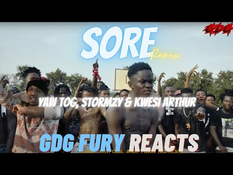 AMERICAN Reacts to Yaw Tog, Stormzy & Kwesi Arthur - Sore (Remix) (Official Video)