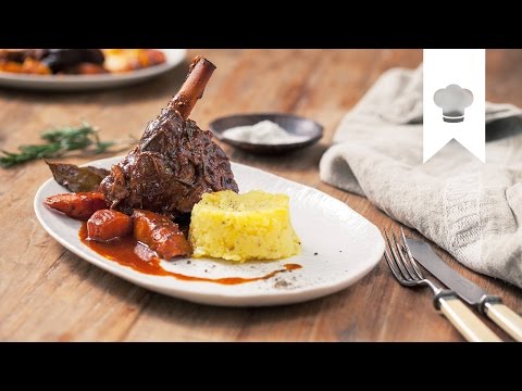 Lammhaxe selber machen | Rezept mit Schmorgemüse und Kartoffelstampf I EDEKA