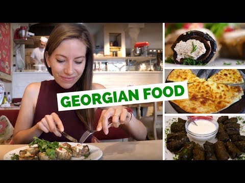 Georgian Food Tour in Kiev, Ukraine 🇬🇪🇺🇦 Feast at Mama Manana 🥟🍆 Best Dishes, Tips & Desserts! 🥖🍷