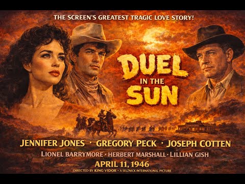 Duel in the Sun (1946) [4K]  #WesternTragedy #TechnicolorClassic #OldHollywood