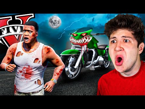 La MOTO de FRANKLIN está MALDITA en GTA 5! 🏍️👻 (Mods)