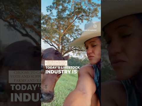 Pasture raised, organic, grass finished, regenerate farming. Being so close to our food source.