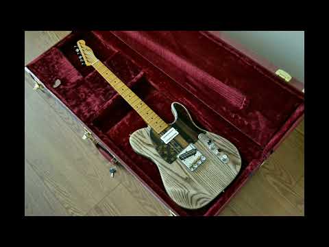 Custom Build Tele-Style HH Guitar - Barnwood Stain Finish image 11