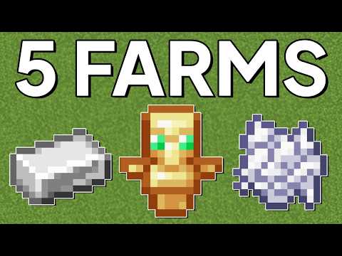 5 BEST STARTER FARMS IN MINECRAFT 1.21.5