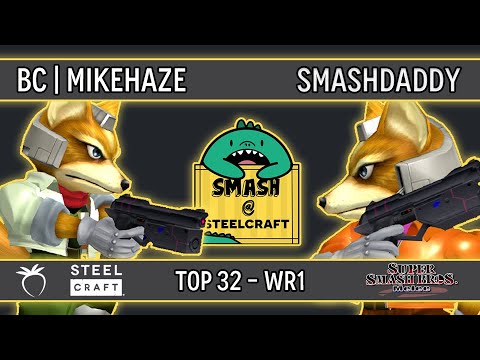 SteelCraft GG - beastcoast | MikeHaze (Fox) VS Smashdaddy (Fox) - SSBM - Top 32 (Winners Round 1)