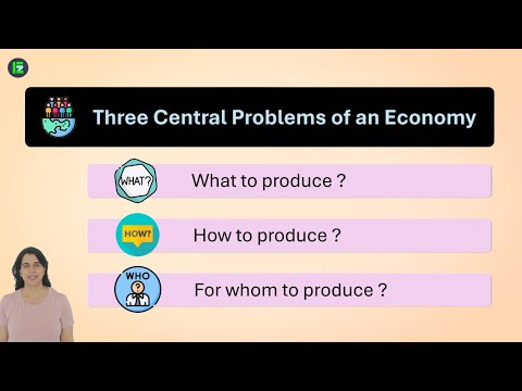 Three Central Problems of an Economy Explained | What, How & For Whom to Produce?