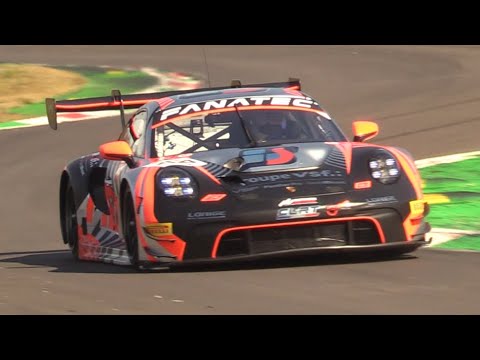 Porsche 992 GT3 R Testing at Monza Circuit- Pure Flat 6 Sound in Action!