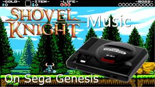 Shovel Knight - Strike the Earth! on Sega Genesis sound chip