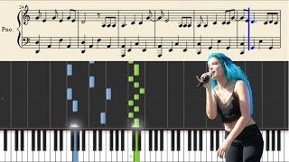 Halsey - Young God - Piano Tutorial + Sheets