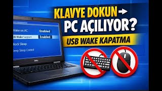 BIOS USB Wake Enable Kapatma | Klavye Fareyle Bilgisayar Açılmasını Engelleme |