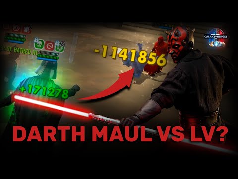 YOU can beat LORD VADER using DARTH MAUL?! HIGH Banner Fight! | SWGOH GAC 5v5