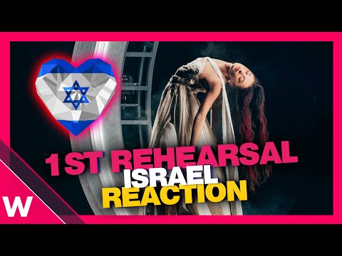 🇮🇱 Israel First Rehearsal (REACTION) Eden Golan "Hurricane" @ Eurovision 2024