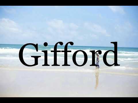 How To Pronounce Gifford🌈🌈🌈🌈🌈🌈Pronunciation Of Gifford