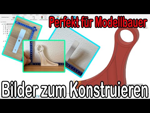 Vom Bild zum CAD Model ! Fusion 360 Tutorial Deutsch CAD