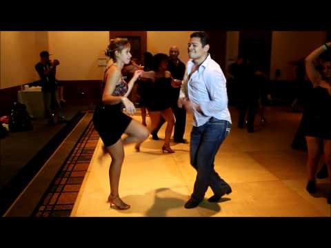 DC Salsa Congress 2012 - Milton of Cobo Brothers & Nayara of MamboRio (New Swing Sextet LIve)