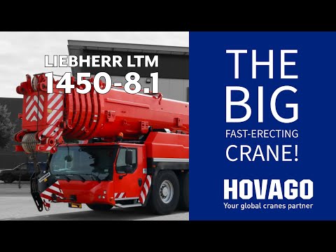 Liebherr LTM 1450-8.1 in Action | 450t Mobile Crane