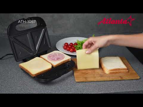 Миниатюра изображения товара Сэндвичница Atlanta ATH-1057 (черный)