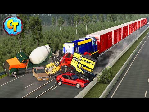 Train Accidents Derailments ✅ Autobahn High Speed RAMPAGE! #8