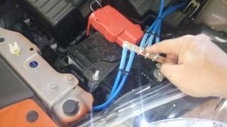 pasang kabel grounding di honda brio selesai 1