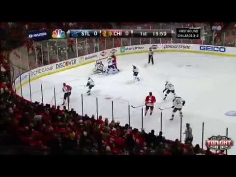 1:0 Bickell (Chicago Blackhawks vs.St Louis Blues) 27/4/2014