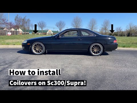 Coilover Install (How to...) On My 96 SC300!! (Tips and Tricks)