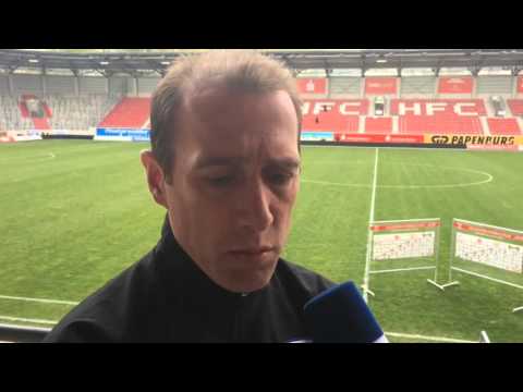 VfL-Trainer Enochs nach der Pleite gegen Halle: "Ich will diesen dritten Platz"