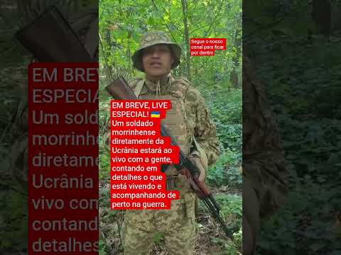 SOLDADO DE MORRINHOS DIRETO DA UCRÂNIA!  ELE VAI CONTAR TUDO SOBRE A GUERRA! 🇺🇦