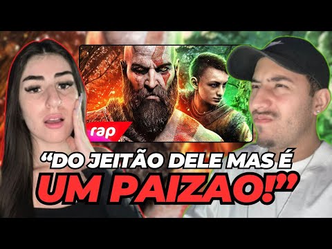 (REFERÊNCIA?) | Rap do Kratos e Atreus (God of War) - NÓS SOMOS DEUSES | NERD HITS | REACT