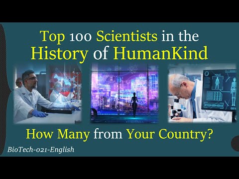 Top 100 Scientists in the History of Humankind & their Mind-Blowing Scientific Discoveries. (Full)